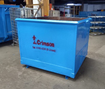 4x4x4 Feet Open Top Container